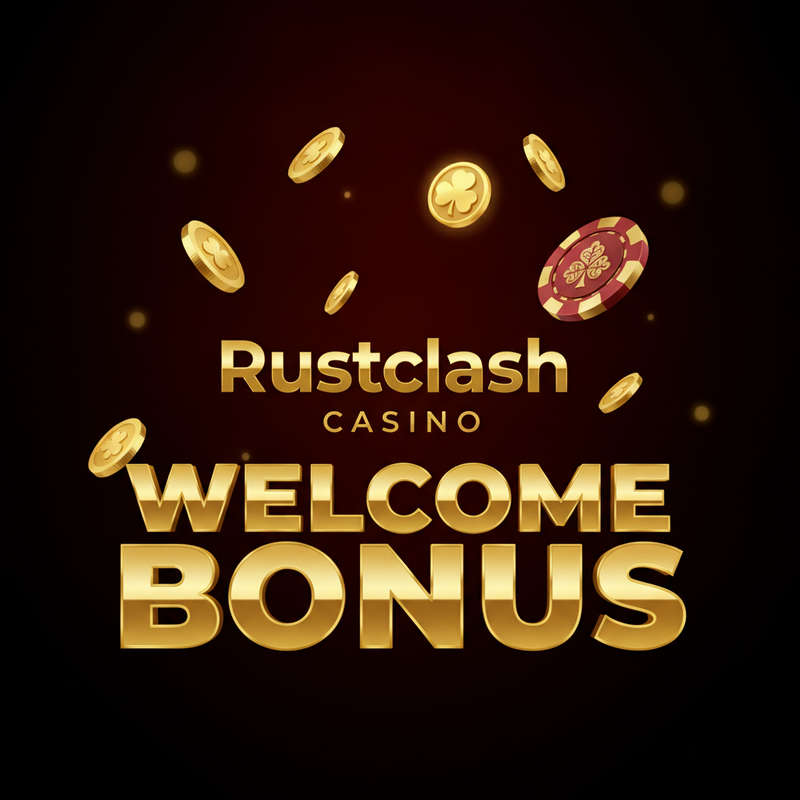 Rustclash Casino Welcome Bonus: 100% up to A$500 + 25 Free Spins